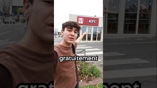 Glace Gratuite Chez KFC [upl. by Ecirtahs]