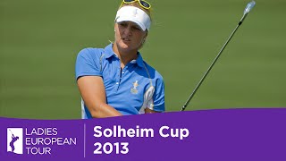 Solheim Cup  Day 3 Highlights [upl. by Nnayhs]