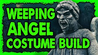 Weeping Angel Costume Build  Pool Noodle Angel Wings [upl. by Dyun]