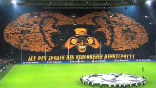 Increible Mosaico Borussia Dortmund vs Málaga Champions League 09 04 2013 Full HD [upl. by Eedoj]