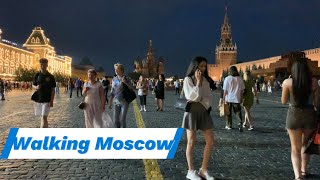 Walking Moscow 🇷🇺 Moscow red Square [upl. by Lawley]