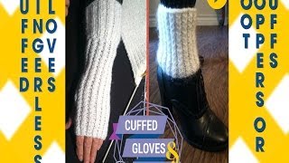 Cuff Gloves and Boot Toppers  Fingerless Gloves and Leg Cuffs [upl. by Sean]