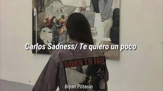 Te Quiero Un Poco Carlos Sadness LETRA [upl. by Cowden]