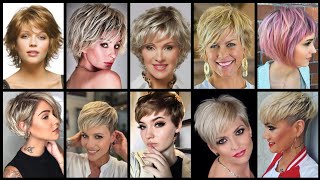 Best 55 Youthful Short Haircuts Styles For Woman Over 50 to 60 in 20222023  Fashion Hair Club [upl. by Cordula]