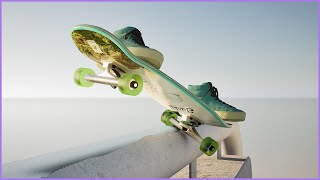 The Most Challenging Skateboarding Game Yet SkateLab [upl. by Attiuqahs977]