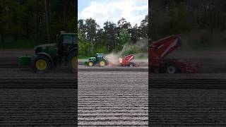 JOHN DEERE 6250R mit GRIMME PRIOS 440 amp MASCHIO Kreiselegge  Kartoffellegen 2024 [upl. by Attej]