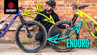 Whats Better 🤔  XC Tyres On An Enduro Bike Vs Enduro Tyres On An XC Bike [upl. by Mellen]