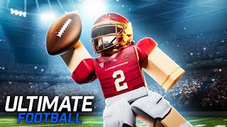 ULTIMATE FOOTBALL  ROBLOX I GOT SMOKED MY FIRST GAME I NEED PRACTICE [upl. by Kentiggerma]