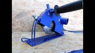 Angle Grinder Hack  Make A circular saw From Angle Grinder DIY [upl. by Tisman]