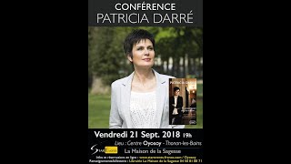 Patricia Darré  210918  Conférence Thonon Les Bains [upl. by Basilius]