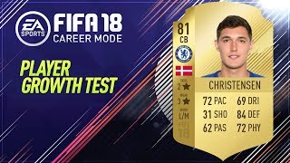 FIFA 18  Andreas Christensen  Growth Test [upl. by Rawden]