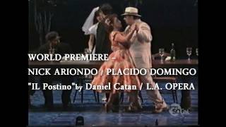 WORLD PREMIERE  NICK ARIONDO WITH PLACIDO DOMINGO  LA OPERA [upl. by Ellek309]