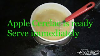 Homemade apple cerelac for babies  apple food for babies [upl. by Zeta]