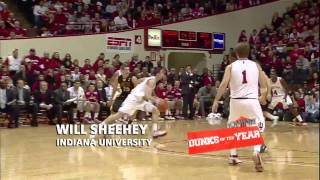 Will Sheehey  Indiana Dunk of the Year Nominee [upl. by Anaic]