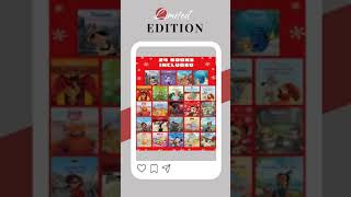 Disney Storybook Collection Advent Calendar Count Down to Christmas With 24 Festive Books [upl. by Atiugal]