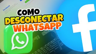 👉 Como DESCONECTAR WHATSAPP de FACEBOOK 🔥 [upl. by Gnah]