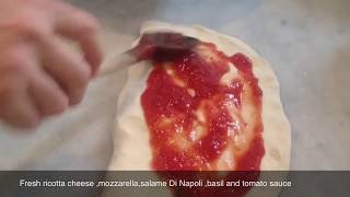 How to make the real neapolitan Calzone  Come fare il vero calzone napoletano [upl. by Rora875]