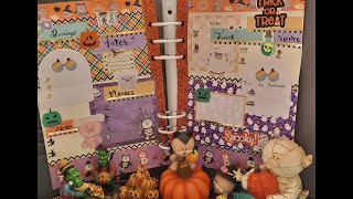 Bullet Journal Halloween KAWAII Decoración Agenda  MINISO [upl. by Lurie]