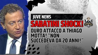 SABATINI SHOCK Attacco duro a Motta in DIRETTA [upl. by Nannerb]