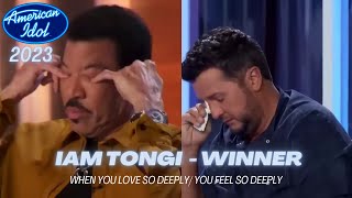 IAM TONGI  American Idol 2023 Audition  Star Power Music [upl. by Ahsilak]