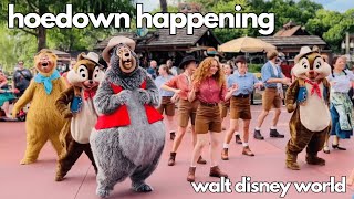 Frontierland Hoedown Happening  Walt Disney World Magic Kingdom 2023 [upl. by Huxley921]