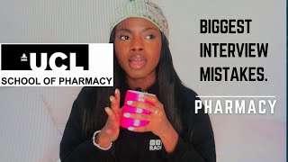 AVOID THESE MISTAKES IN YOUR PHARMACY INTERVIEW [upl. by Normalie667]