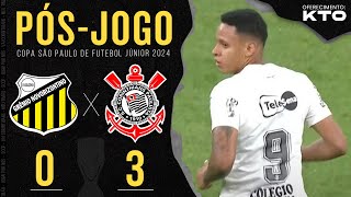 NOVORIZONTINO 0x3 CORINTHIANS 🔴 PÓSJOGO  Semifinal  COPINHA 2024 [upl. by Particia]