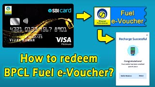 BPCL fuel voucher redeem  BPCL fuel voucher new redeemption process  BPCL Smart Drive Fuel Voucher [upl. by Rehpatsirhc]