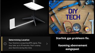 Starlink nieuw roaming abonnement en GPS fix probleem opgelost [upl. by Arturo892]