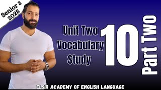 Unit 2 Vocabulary Study S3 2025 [upl. by Birgitta224]