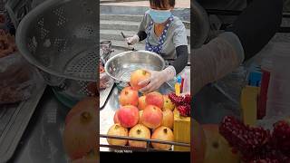 Healthy Fruit 100 Pomegranate Juice  Fruit Cutting Skills [upl. by Drofnats]