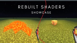 Minecraft Rebuilt Shaders Texture Pack Showcase [upl. by Ellevart]