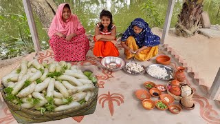 FARM FRESH Radish Recipe in Hotel Style Mullangi Bhaji MULA VAJI Mooli Sabzi Radish With Coconut Fry [upl. by Wonacott626]