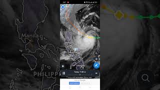 Updates STS Leon as of 1040 pm severetropicalstorm weatherupdate typhoon leon [upl. by Urd]