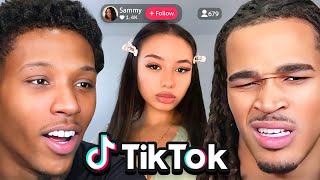 Max amp Silky Rizz On TikTok Live [upl. by Yenffad]