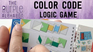 Teaching Kids Logic with Color Code SMART GAMES [upl. by Naaman551]