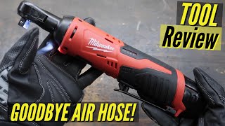 Milwaukee M12 38 Cordless Ratchet 245720  Time to ditch air ratchets [upl. by Shirlie460]