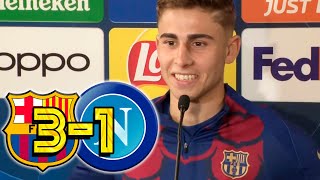 REACCIONES FC BARCELONA 31 SSC NAPOLI [upl. by Lothair]