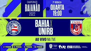 BAHIA 1 x 1 UNIRB  PARTIDA COMPLETA  BaianãoNaTVE [upl. by Aydni602]