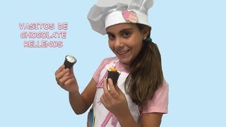 MASTER CHEF JUNIOR INSPIRACION ampCOMO HACER VASITOS DE CHOCOLATE RELLENOS TUTORIAL DIY EASY [upl. by Lordan778]