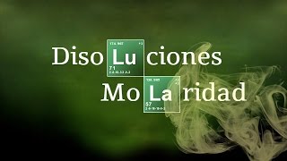 MOLARIDAD  1  Ejercicio Resuelto Disoluciones [upl. by Eded]