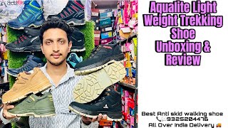 Aqualite Trekking Shoes Review  Lightweight AntiSkid Low amp High Ankle  Best Outdoor Gear CTR [upl. by Kelam]