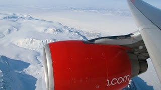 Air Berlin A330 Special Polar Flight  Flying over North Pole [upl. by Franciscka239]