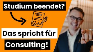 5 Gründe FÜR den Beruf als UnternehmensberaterConsultant [upl. by Zetrauq]