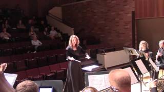 Teresa Purcell conducts Persichettis Serenade No 1 Op 1 [upl. by Nylak]