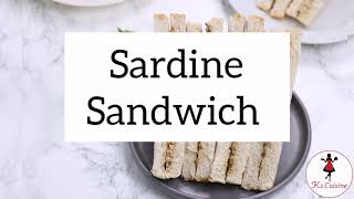 Sardine Sandwich Recipe How to make Sardine Sandwiches [upl. by Heber]