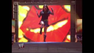 Trish Stratus Dressed As Mickie James Entrance Raw 2006 [upl. by Onfre]