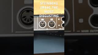 STEINBERG UR44C THE MOST DISGUSTING gaming studioheadphones audiointerfaces headphone cubase [upl. by Bedwell]