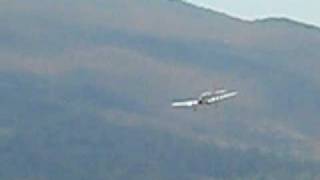 Aeromodelismo Morelia MG P51 mustang magnum 80 4stroke crash [upl. by Suhail]