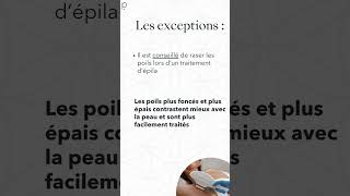 Pourquoi estil déconseillé de se raser  epilationdefinitive [upl. by Sosthena]